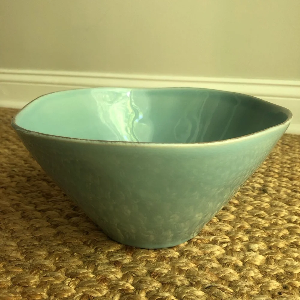 New: Crate & Barrel Marin Stonewear Serving Bowl.